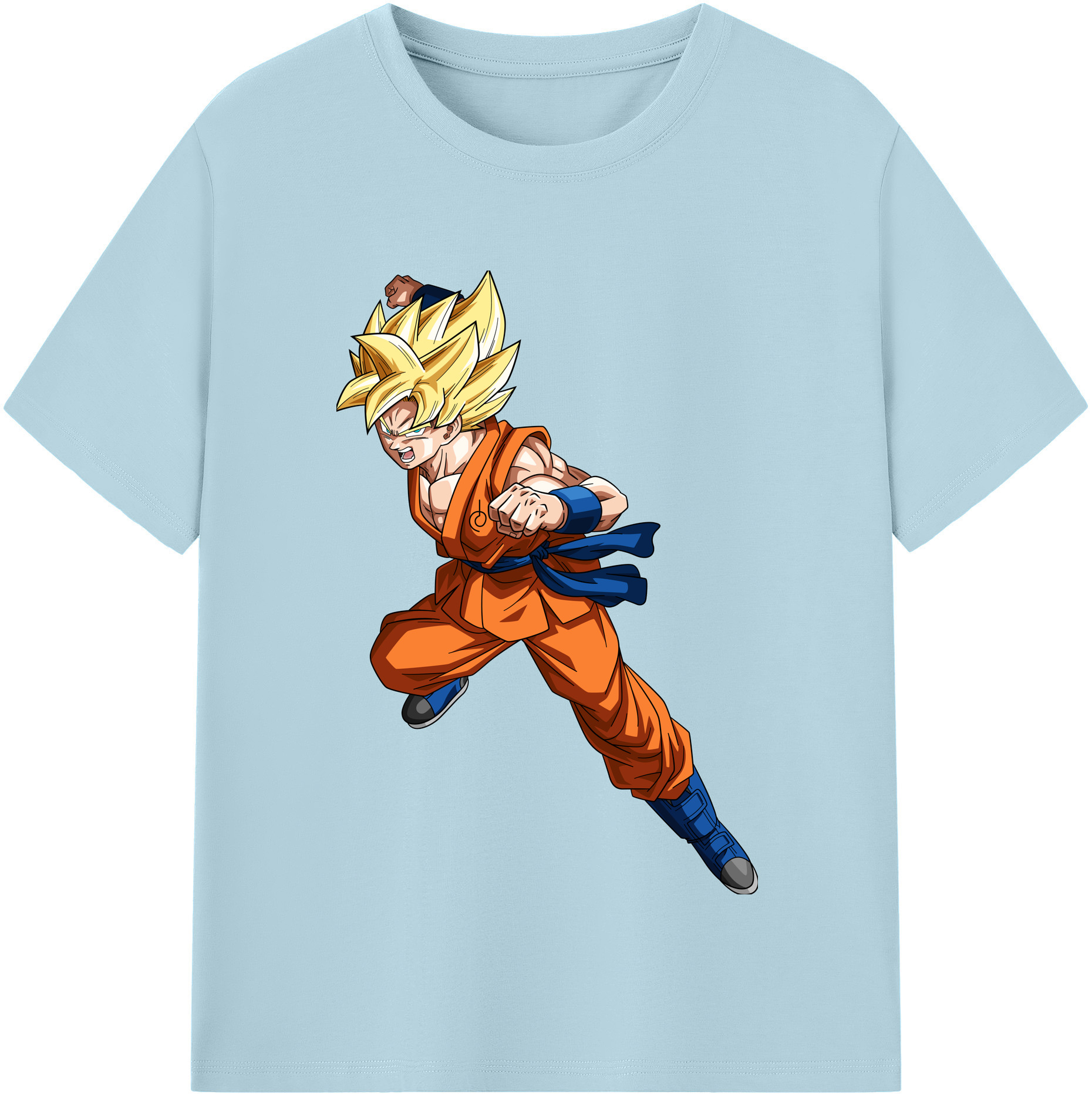 （画像用） ドラゴンボール 孫悟空（そん ごくう）Son Goku カカロット DRAGON BALL Kakarotto 綿100％半袖Tシャツ（フロントプリント）